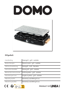 Manual de uso Domo DO9262G Raclette grill