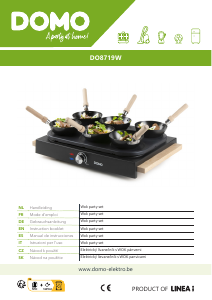 Návod Domo DO8719W Raclette gril
