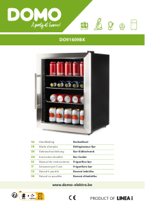 Manual Domo DO91609BK Refrigerator
