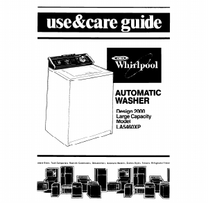 Bruksanvisning Whirlpool LA5460XP Tvättmaskin