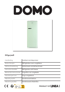 Manual Domo DO91701R Refrigerator