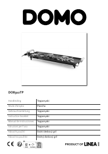 Bedienungsanleitung Domo DO8312TP Tischgrill