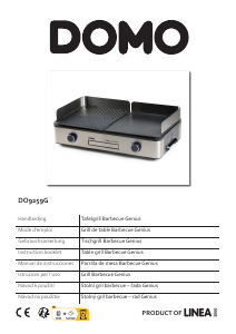 Bedienungsanleitung Domo DO9259G Tischgrill