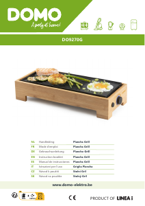 Bedienungsanleitung Domo DO9270G Tischgrill