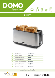 Manual de uso Domo DO967T Tostador