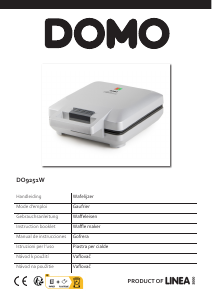 Mode d’emploi Domo DO9251W Gaufrier