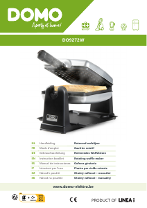 Mode d’emploi Domo DO9272W Gaufrier