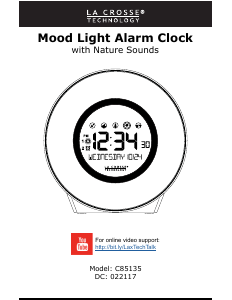 Handleiding La Crosse C85135 Wake-up Light