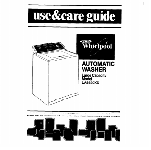 Bruksanvisning Whirlpool LA5530XS Tvättmaskin