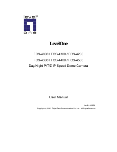 Handleiding LevelOne FCS-4100 IP camera