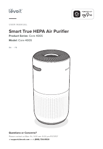 Mode d’emploi Levoit Core 400S Purificateur d'air