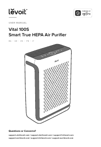 Mode d’emploi Levoit Vital 100S Purificateur d'air