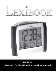 Manual Lexibook RLR800 Despertador