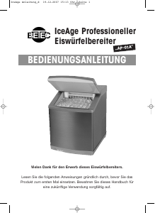 Bedienungsanleitung Betec AP-01A Eiswürfelbereiter