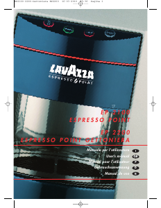 Manual de uso Lavazza EP 2200 Espresso Point Gettoniera Máquina de café espresso