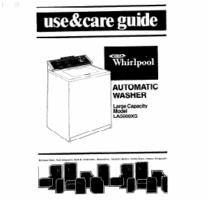 Handleiding Whirlpool LA5600XS Wasmachine