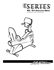 Manual Life Fitness R7i Exercise Bike