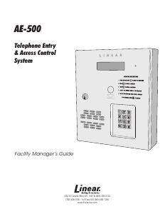 Handleiding Linear AE-500 Intercomsysteem