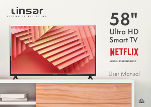 Manual Linsar LS58UHDSM20 LED Television