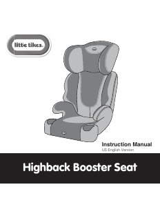 Manual Little Tikes 221300 Highback Booster Car Seat