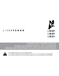 Manual de uso Livestrong LS5.0R Bicicleta estática