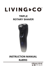 Manual Living & Co RS8993 Shaver