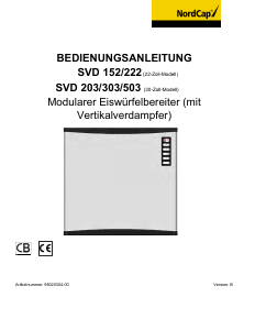 Bedienungsanleitung NordCap SVD 503 Eiswürfelbereiter