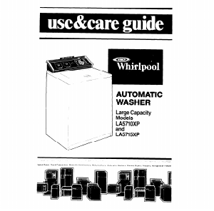 Bruksanvisning Whirlpool LA5715XP Tvättmaskin