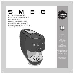 Manual Smeg 18000454 Lavazza Coffee Machine