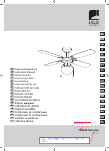 Manual Eglo 35122 Tiggano Ventilador de teto