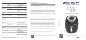 Manual de uso Ken Brown AF-350 Freidora
