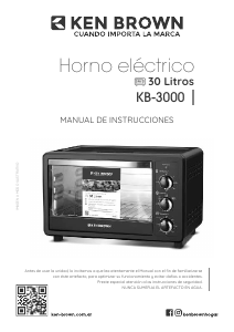 Manual de uso Ken Brown KB-3000 Horno
