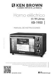 Manual de uso Ken Brown KB-1900 Horno
