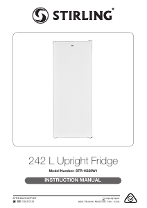 Manual Stirling STR-H239W1 Refrigerator