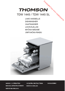 Manual Thomson TDW 1445 Dishwasher