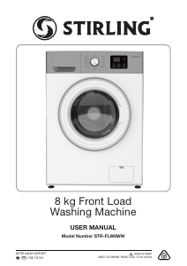 Manual Stirling STR-FLW8WW Washing Machine