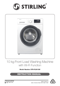 Manual Stirling STR-FLW10W Washing Machine