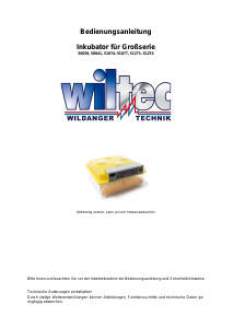 Bedienungsanleitung Wiltec 51272 Inkubator
