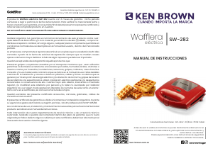 Manual de uso Ken Brown SW-282 Gofrera