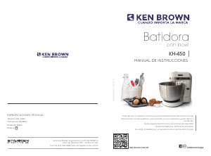 Manual de uso Ken Brown KH-450 Batidora de pie