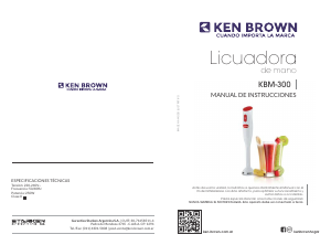 Manual de uso Ken Brown KBM-300 Batidora de mano