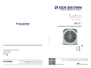 Manual de uso Ken Brown KB-12 Ventilador