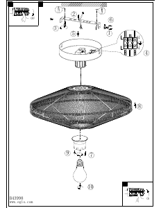 Handleiding Eglo 43998 Lamp