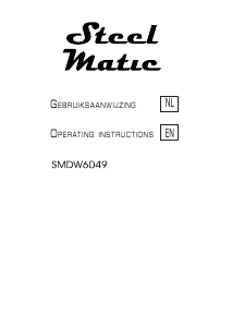Handleiding Steelmatic SMDW6049 Vaatwasser