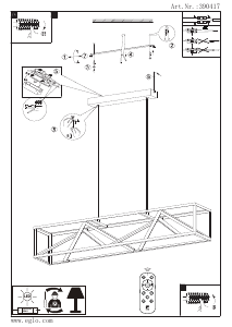 Handleiding Eglo 390417 Lamp