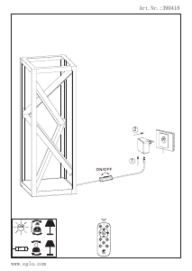 Handleiding Eglo 390418 Lamp