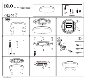 Handleiding Eglo 900001 Lamp