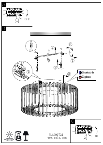 Handleiding Eglo 900722 Lamp