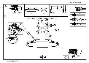 Handleiding Eglo 900759 Lamp