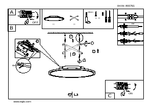 Handleiding Eglo 900761 Lamp